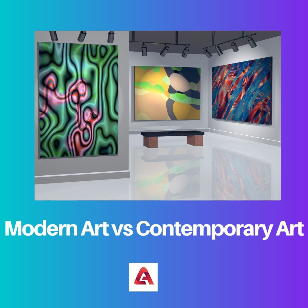 Modern Art vs Contemporary Art