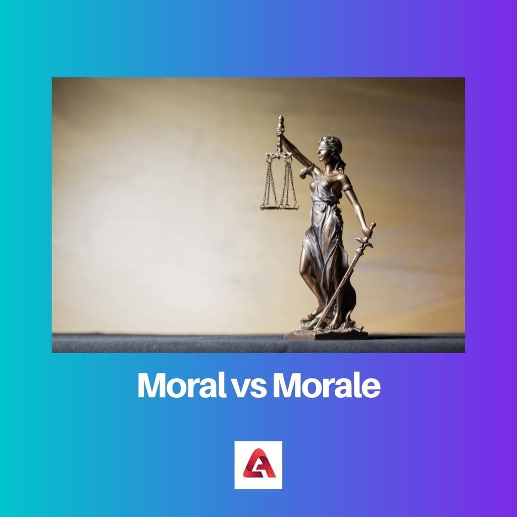 Moral vs Morale