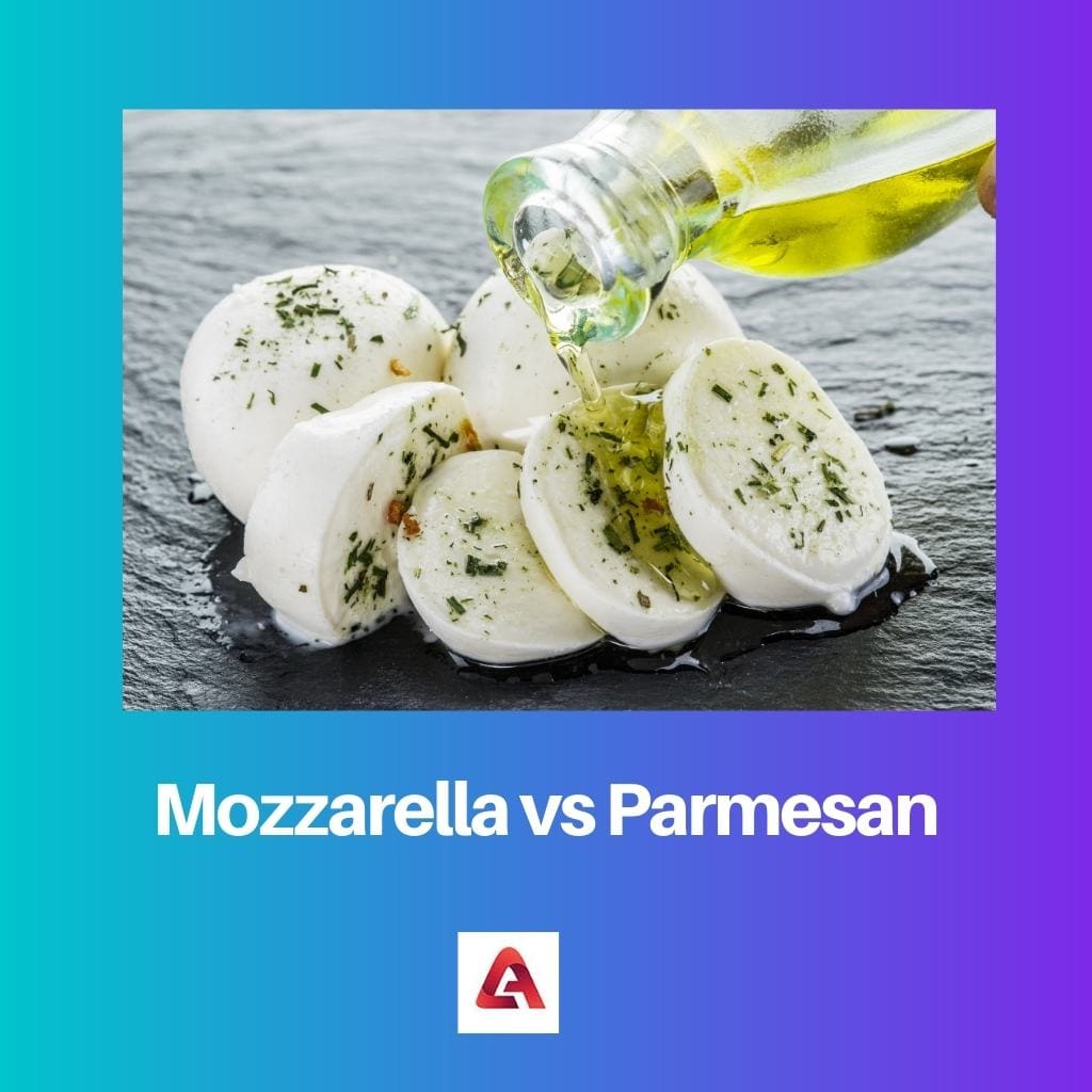 Mozzarella vs Parmesan