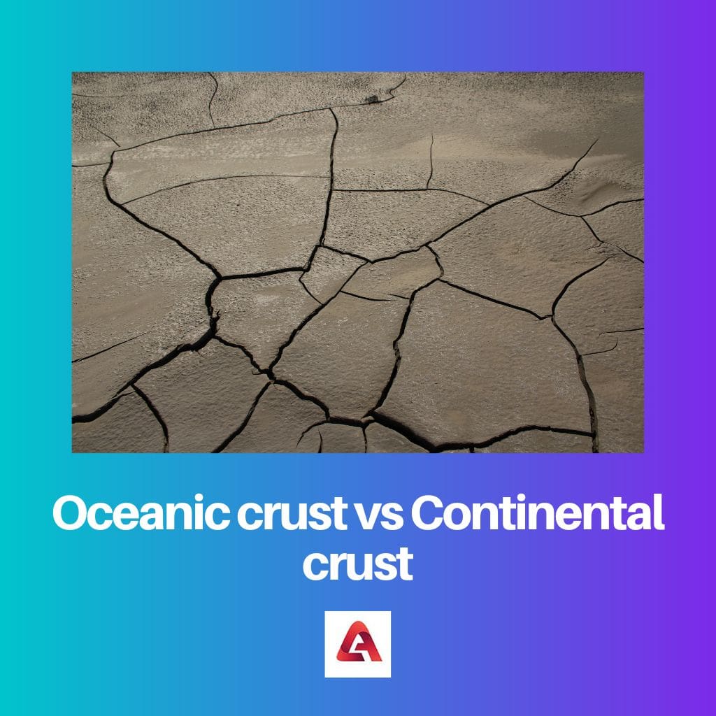 Oceanic crust vs Continental crust