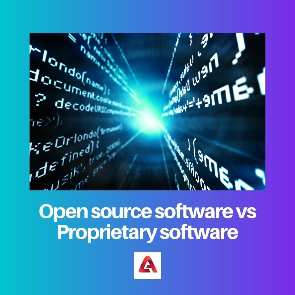 Difference Between Open Source Software and Proprietary Software