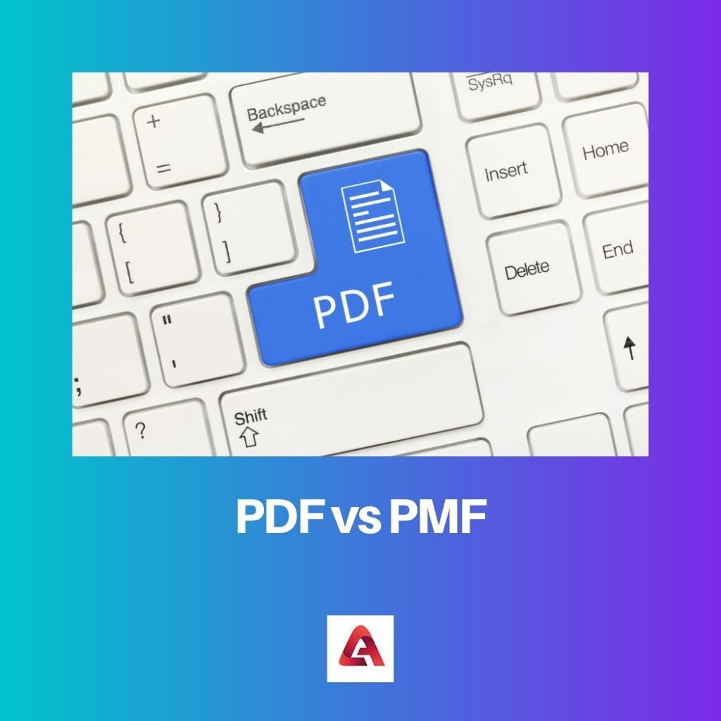 PDF vs PMF 1