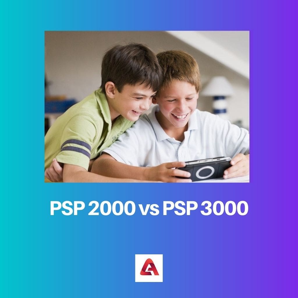 PSP 2000 vs PSP 3000 1