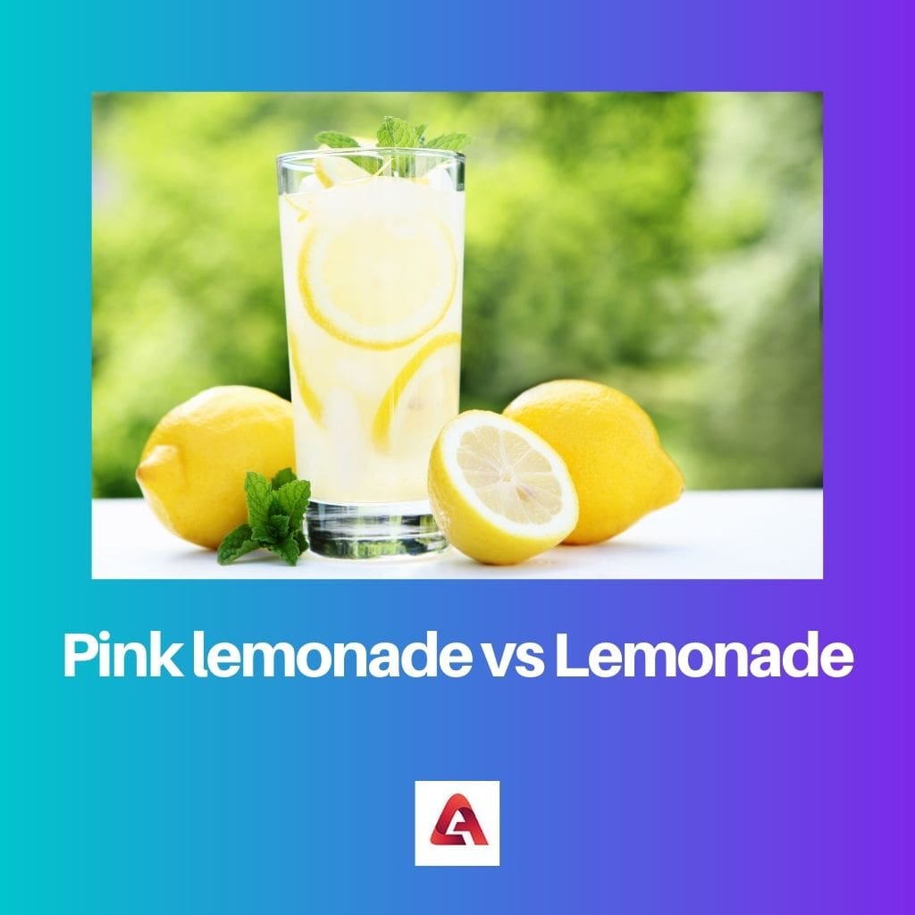 Pink lemonade vs Lemonade