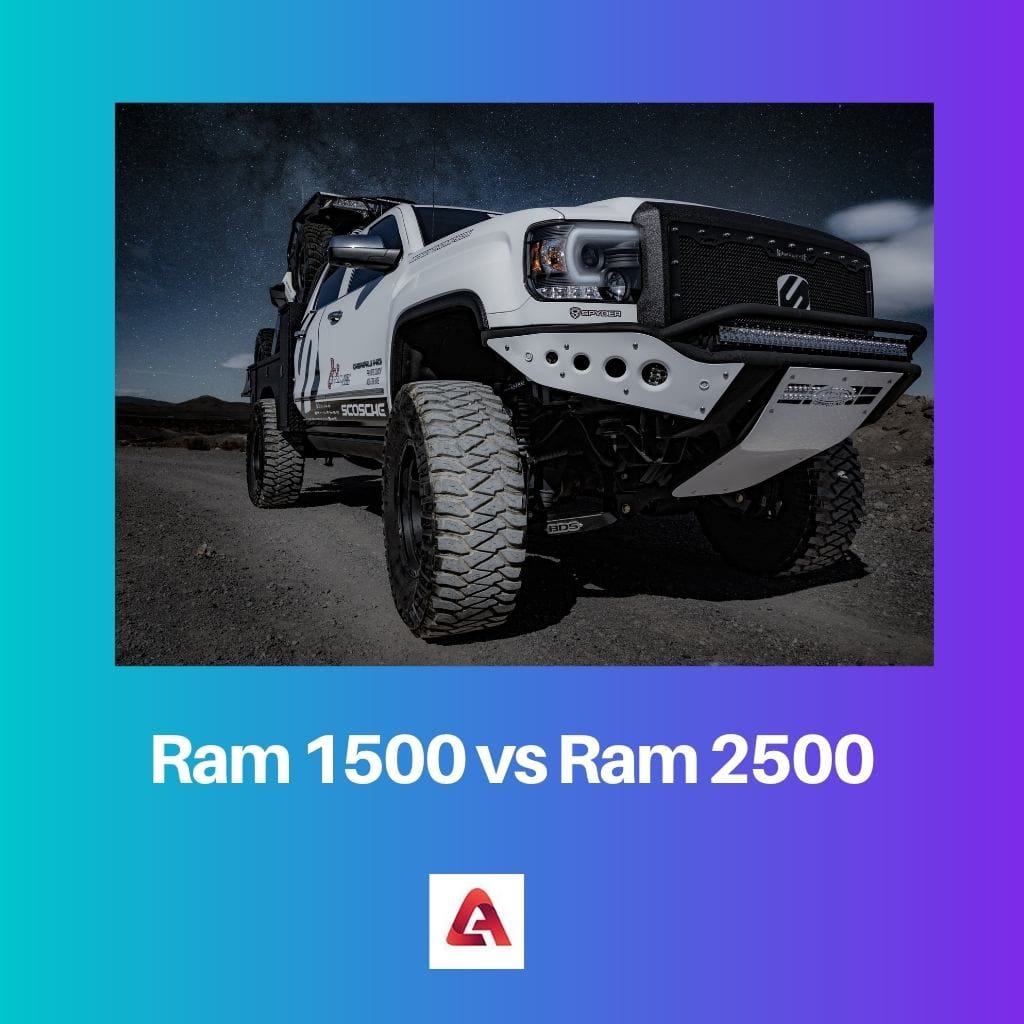 Ram 1500 vs Ram 2500 1