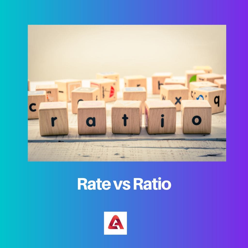 Rate vs Ratio