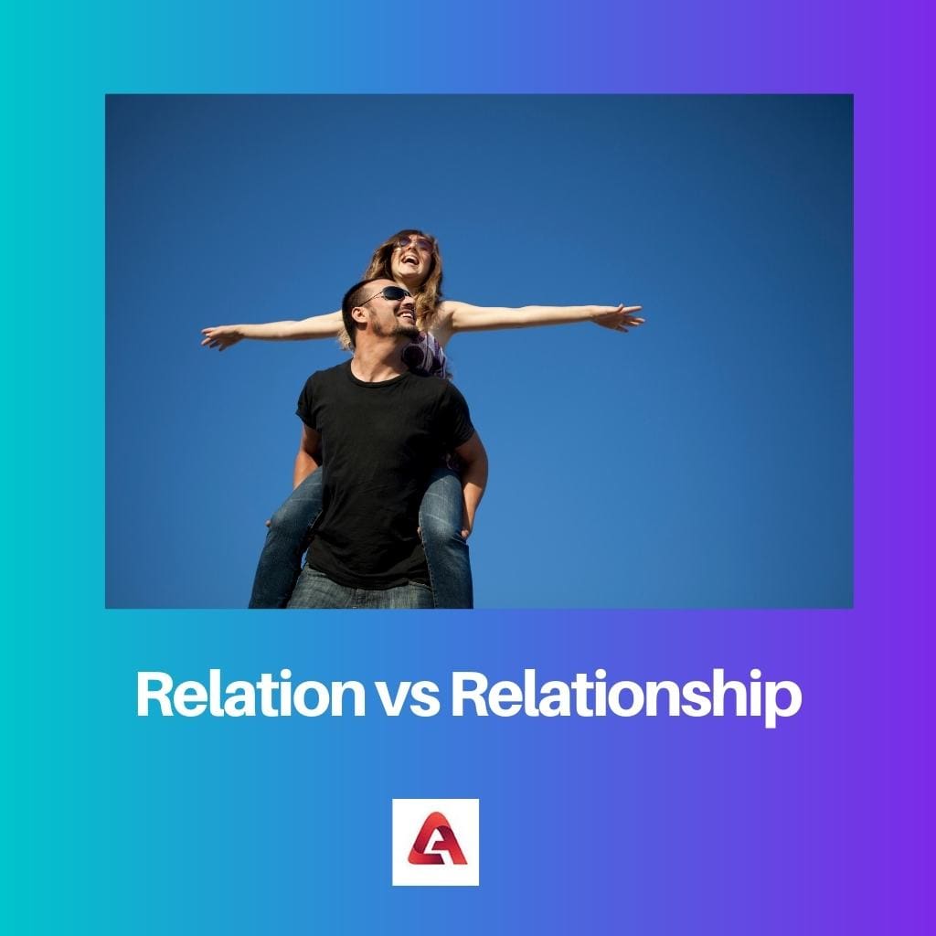 Relation vs Relationship