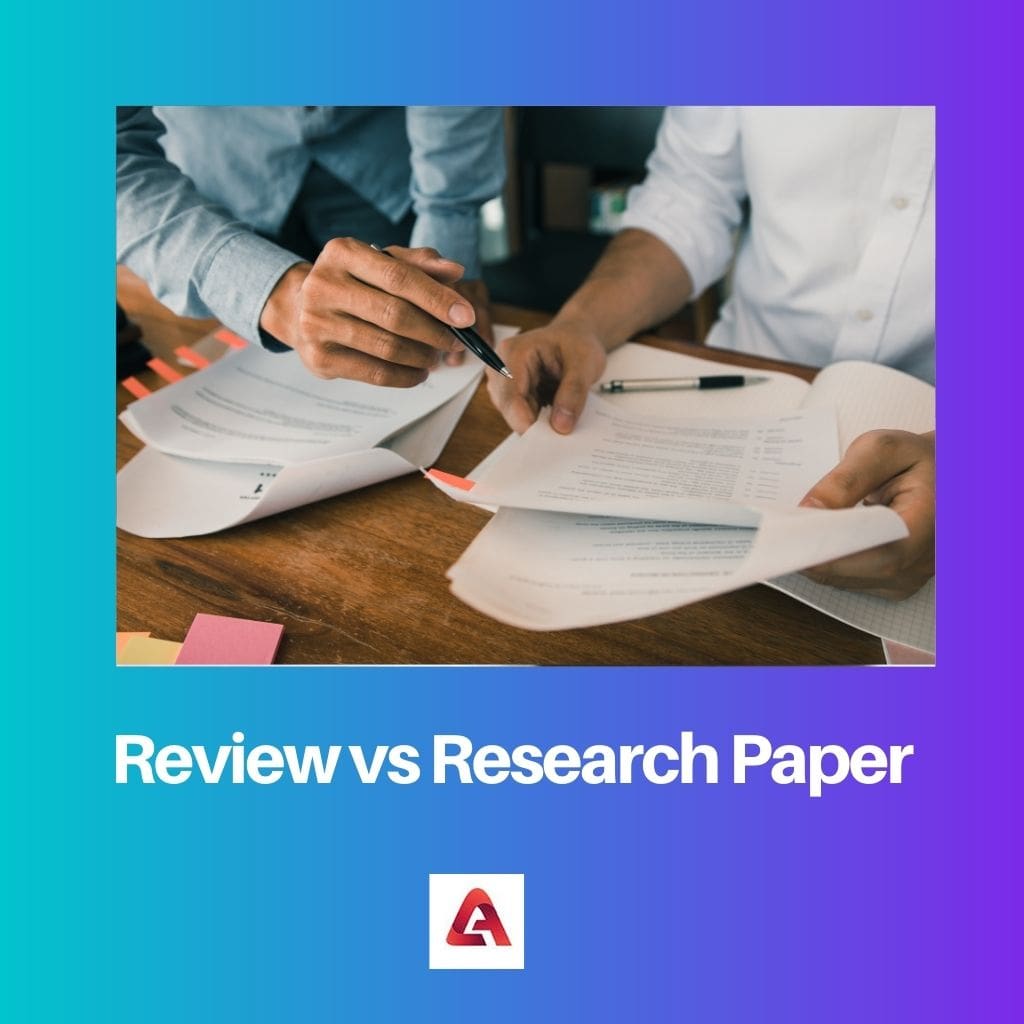 Review vs Research Paper