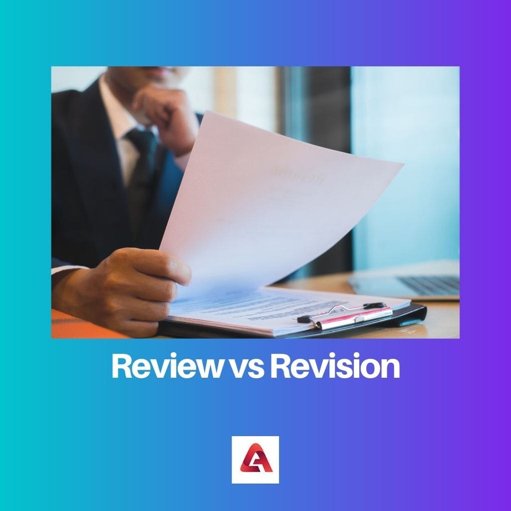 Review vs Revision