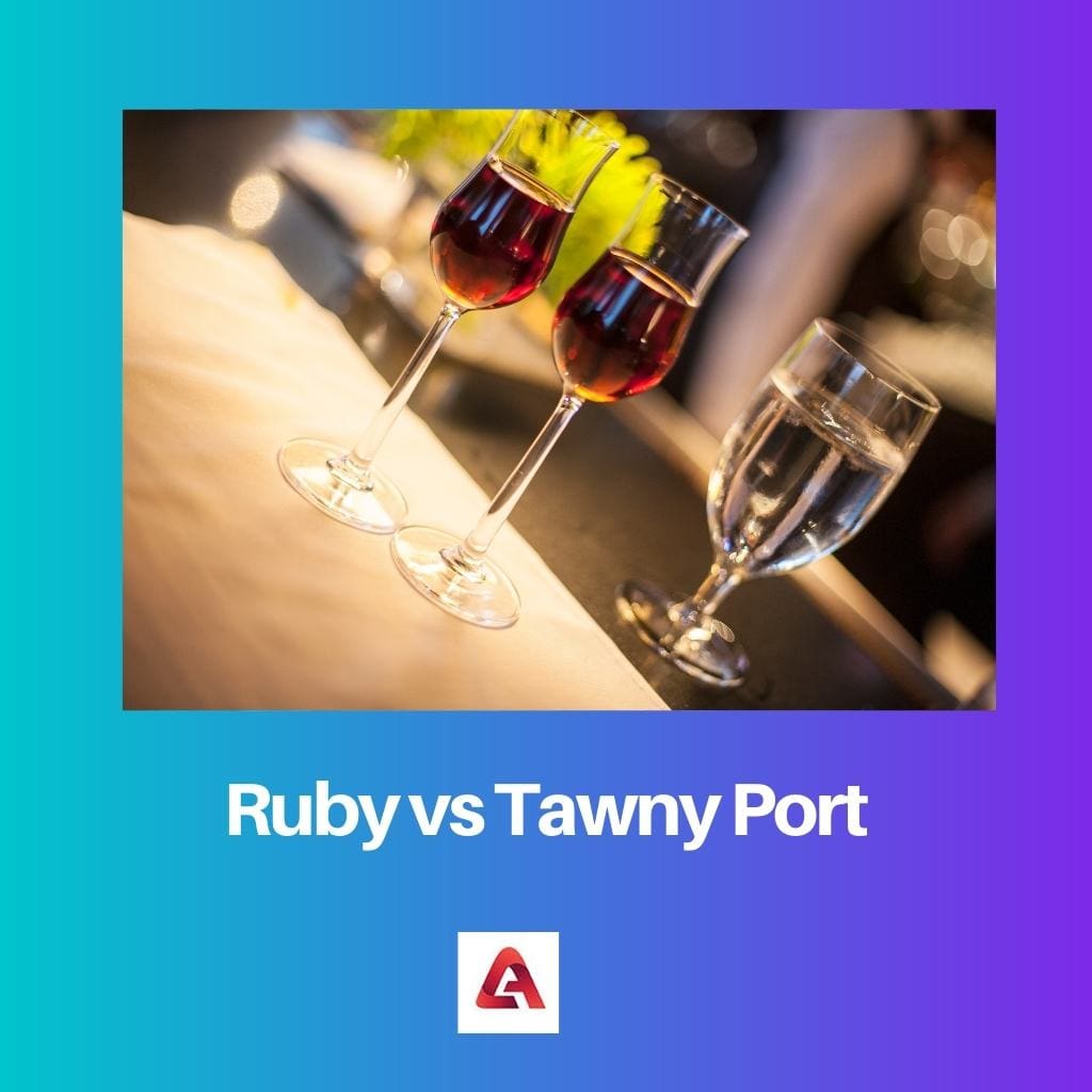 Ruby vs Tawny Port