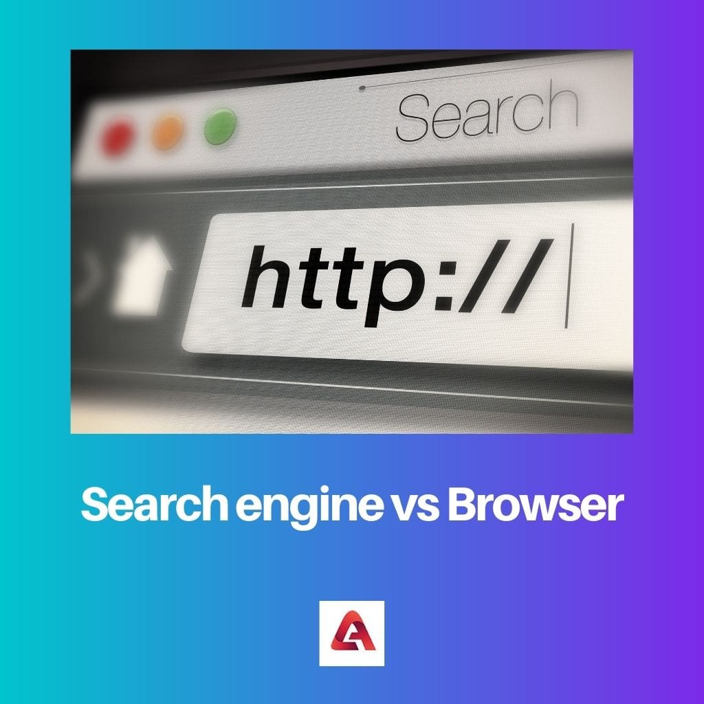 Search engine vs Browser