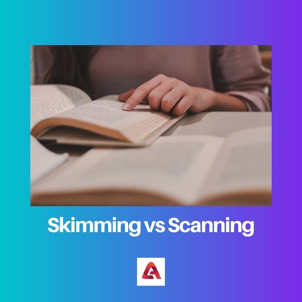 Skimming vs Scanning