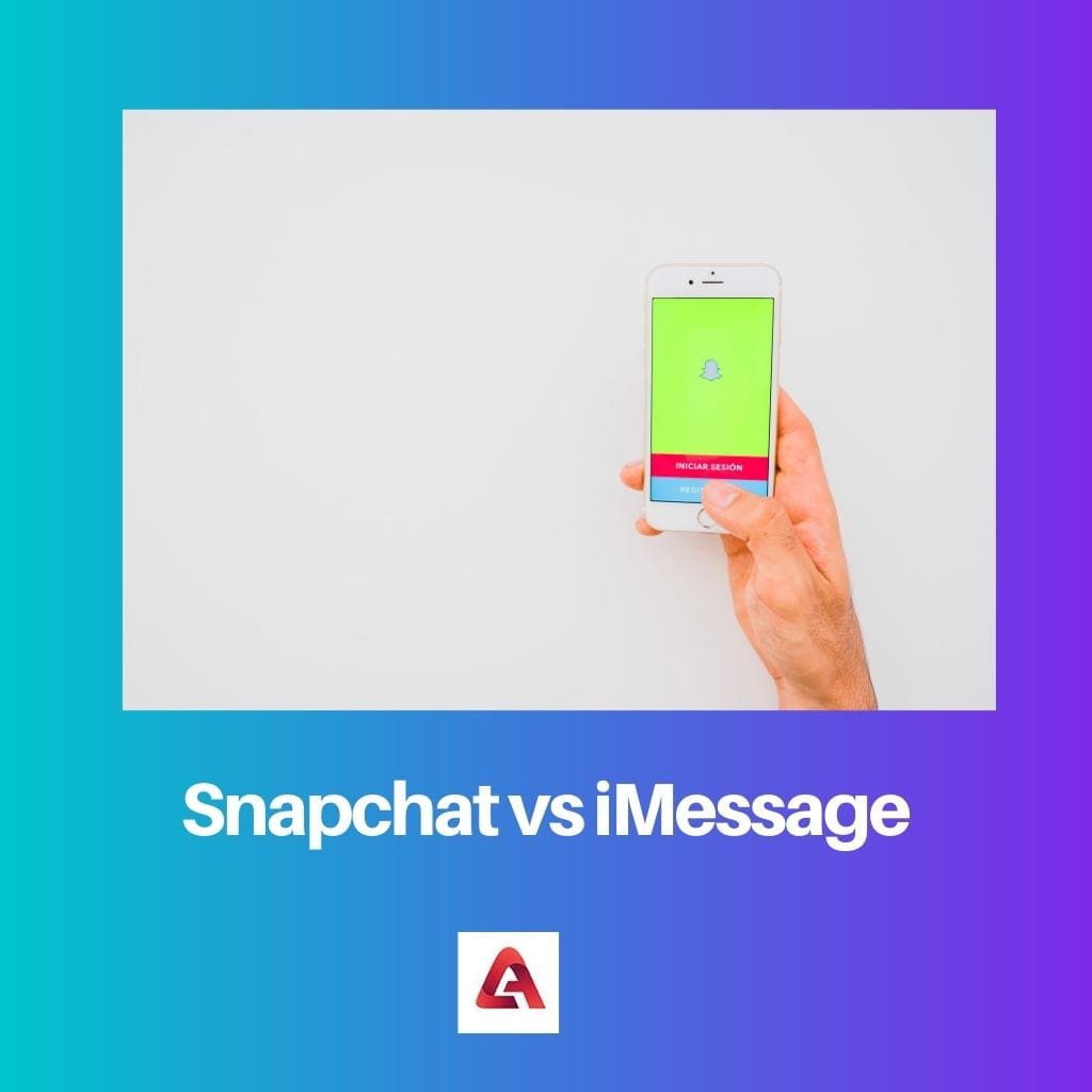 Diferencia entre Snapchat e iMessage
