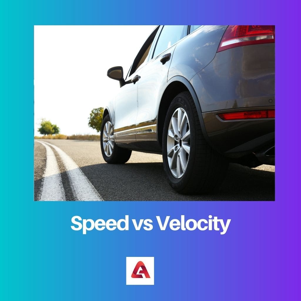Speed vs Velocity