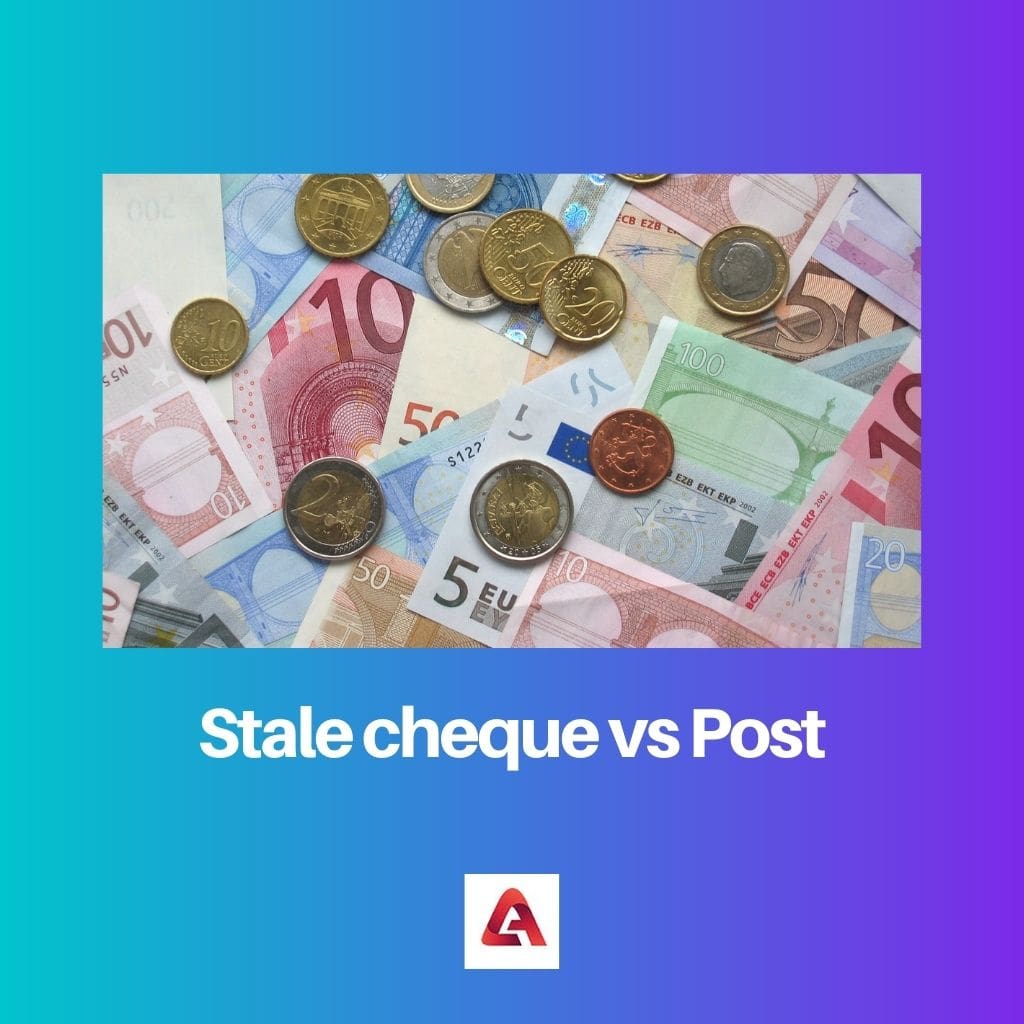 Stale cheque vs Post
