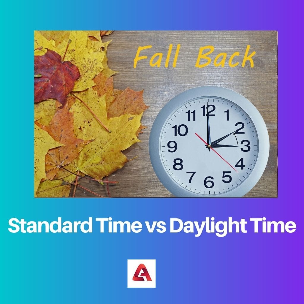 Standard Time vs Daylight Time
