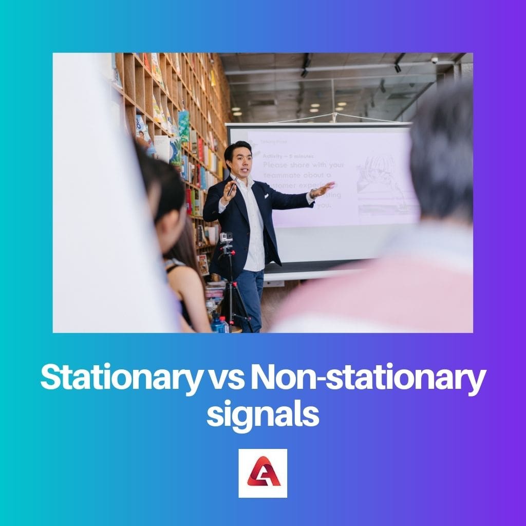 Stationary vs Non stationary signals