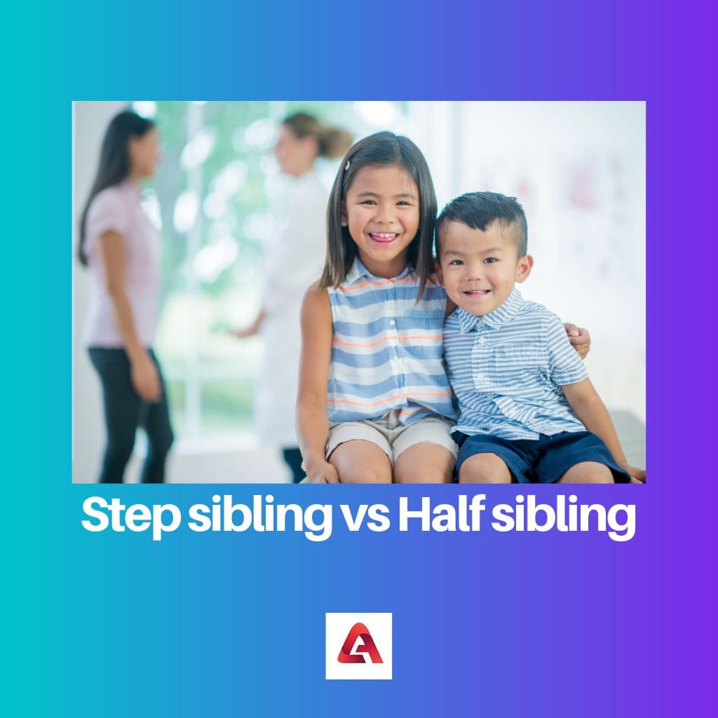 Step sibling vs Half sibling