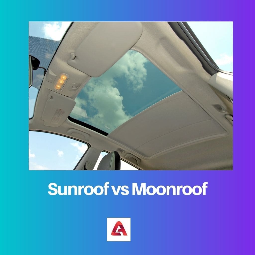 Sunroof vs Moonroof