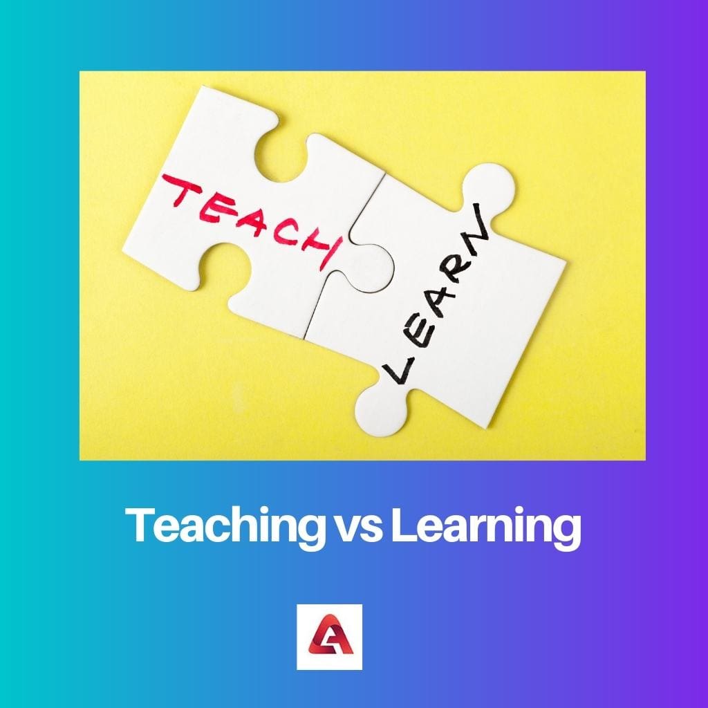 Teaching vs Learning