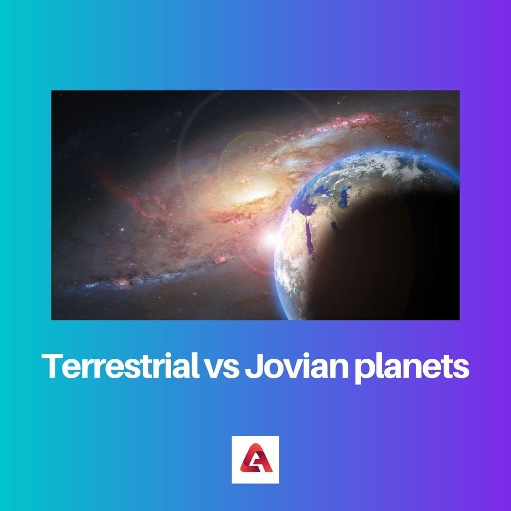 Terrestrial vs Jovian planets