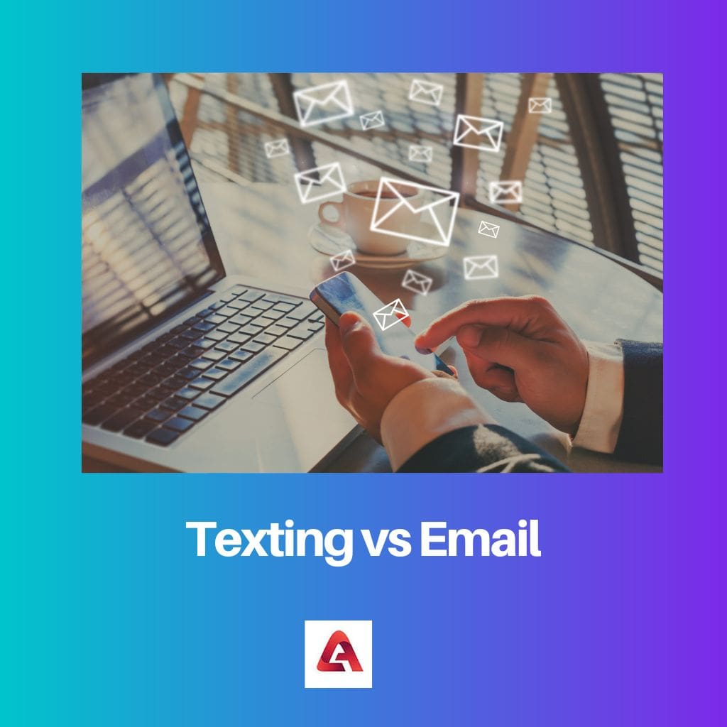 Texting vs Email