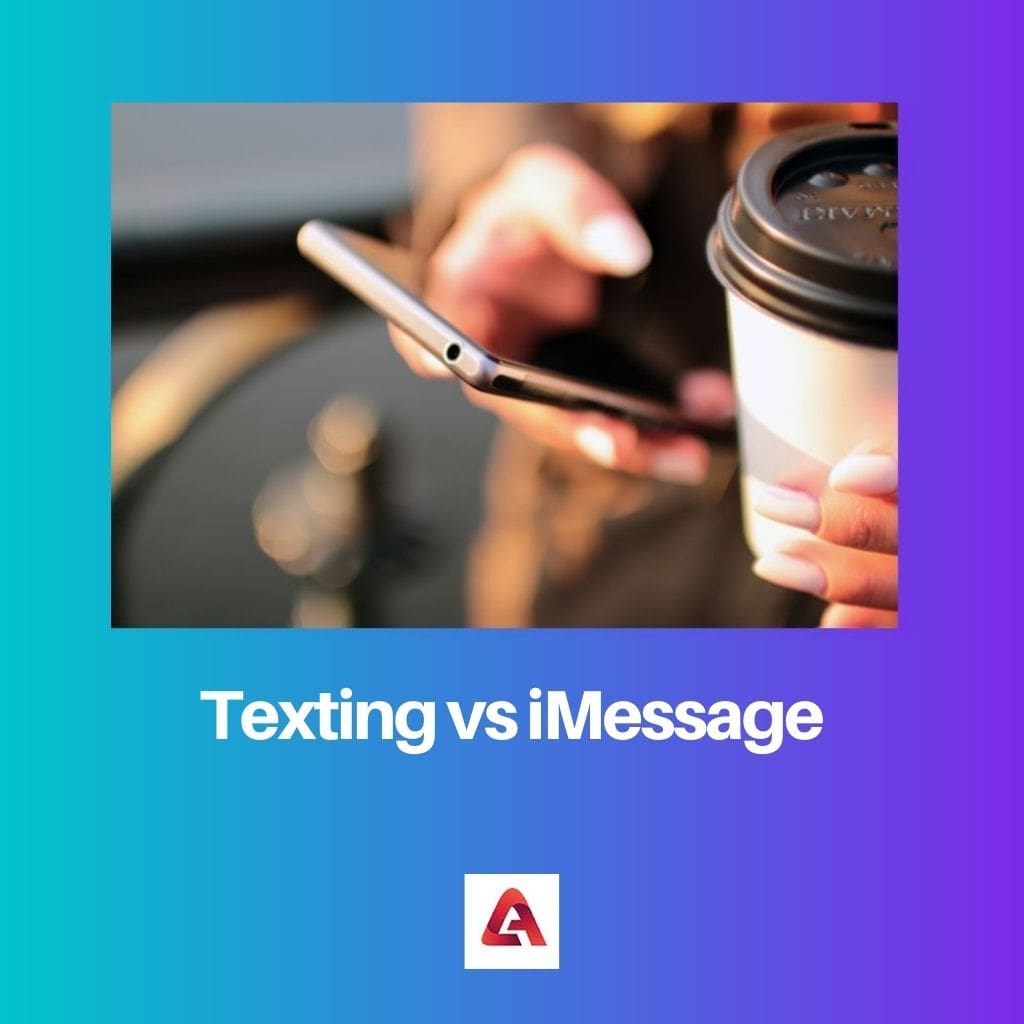 Texting vs iMessage 1