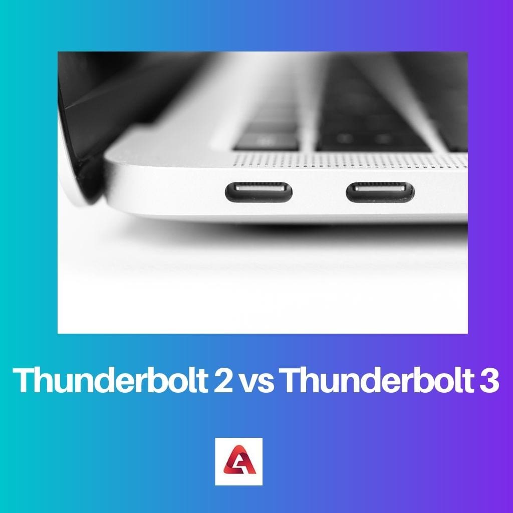 Thunderbolt 2 vs Thunderbolt 3