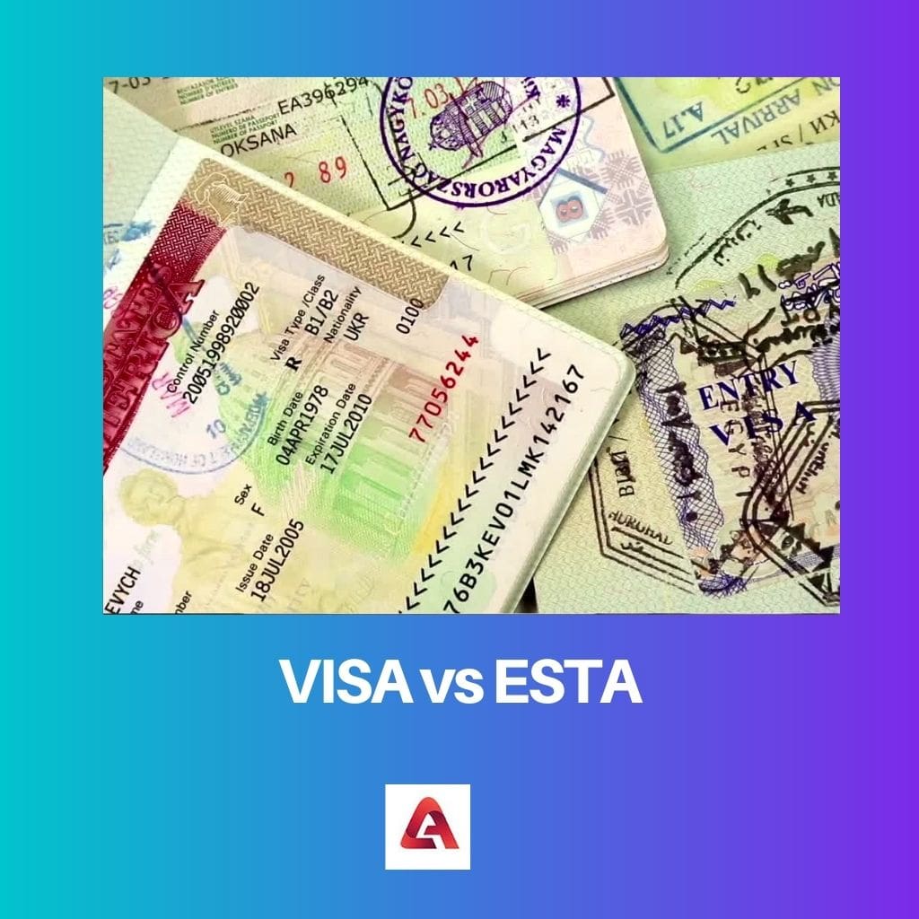 VISA vs ESTA