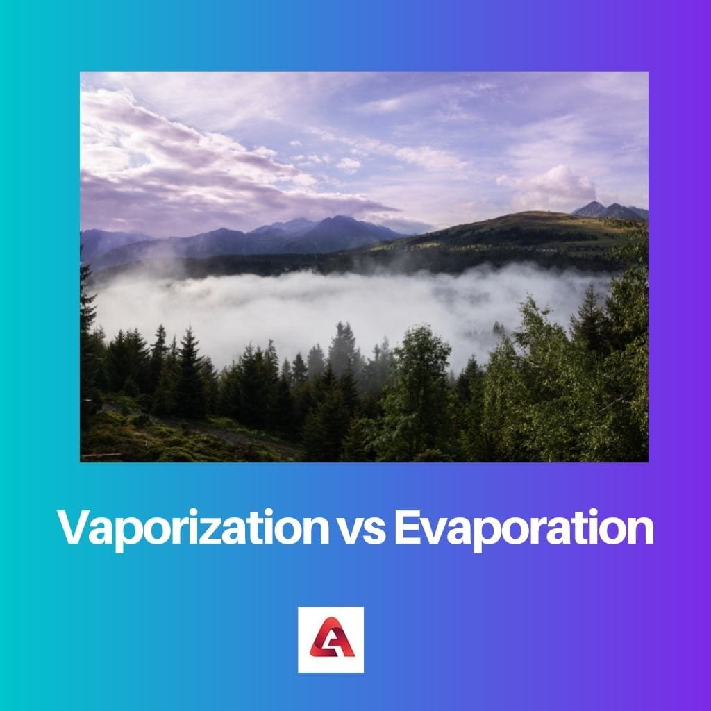 Vaporization vs Evaporation