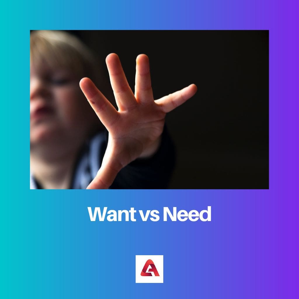 Want vs Need