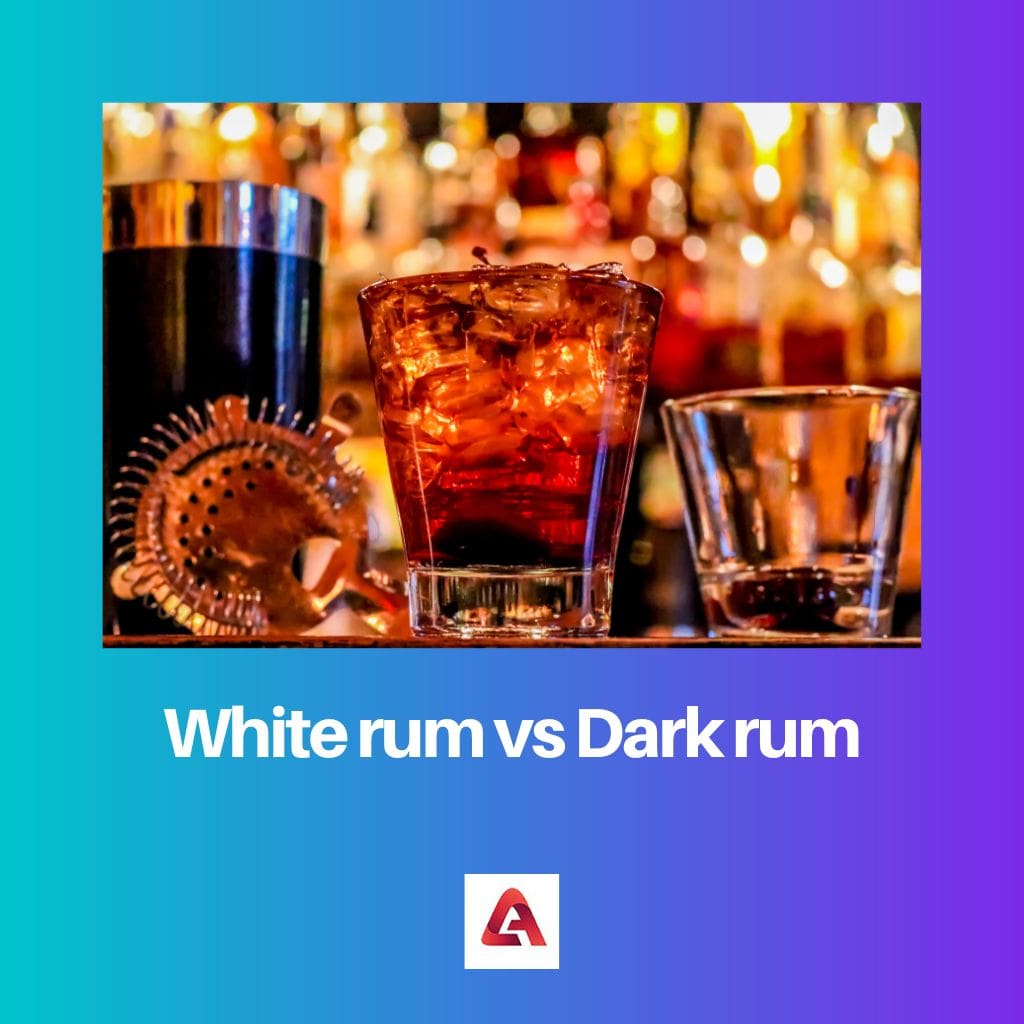 White rum vs Dark rum