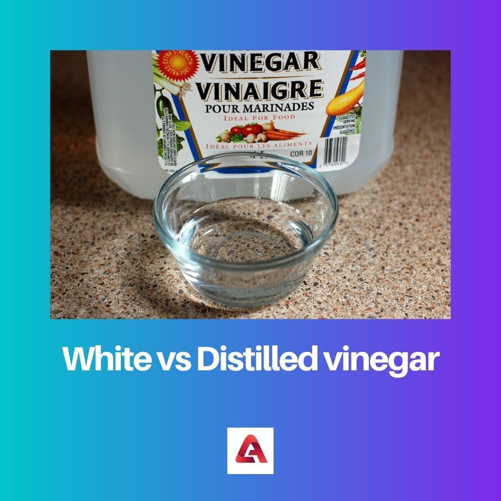 White vs Distilled vinegar