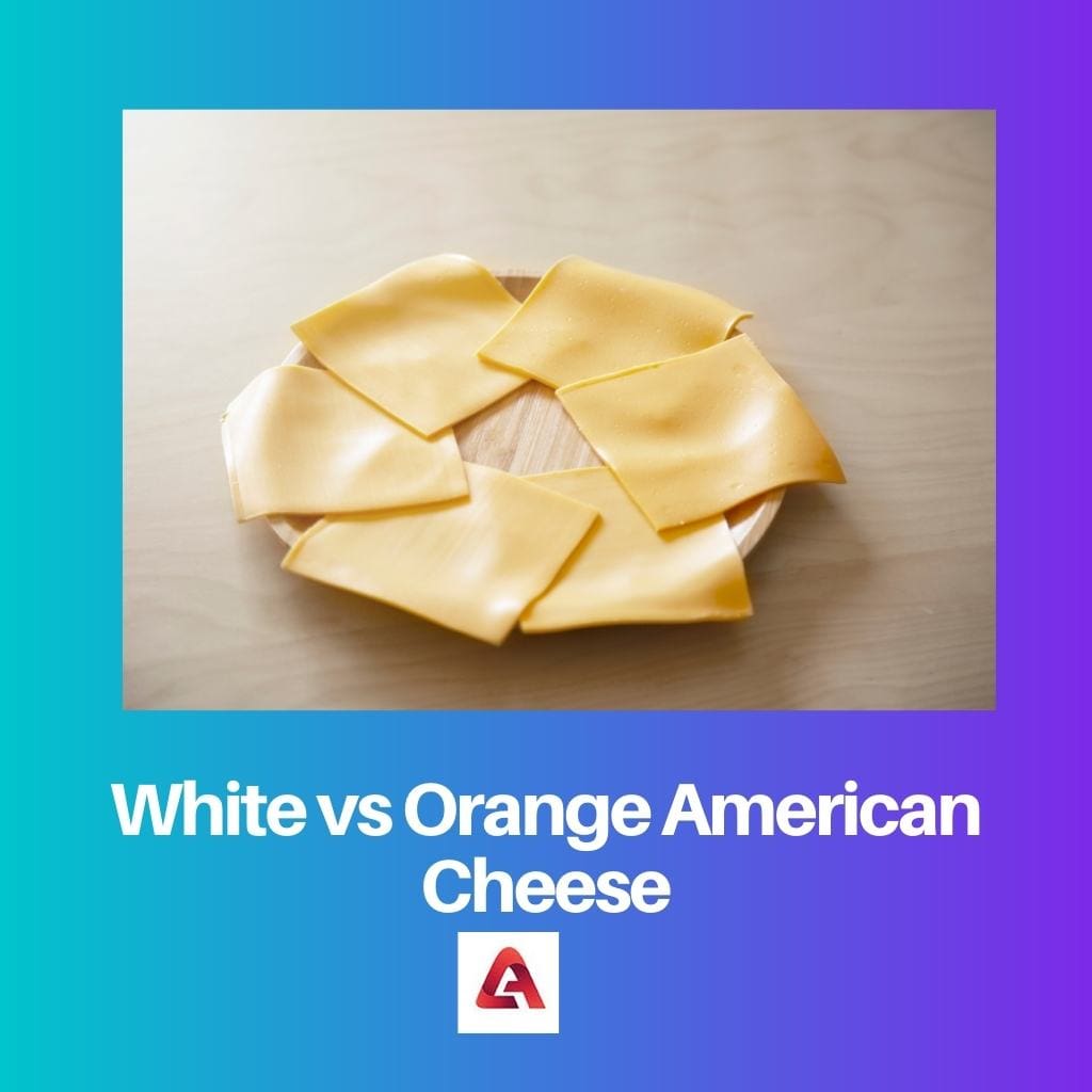 White vs Orange American Cheese