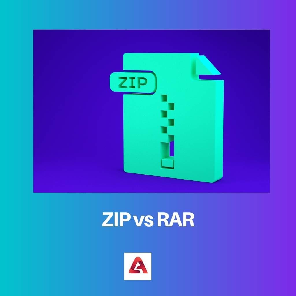 ZIP vs RAR