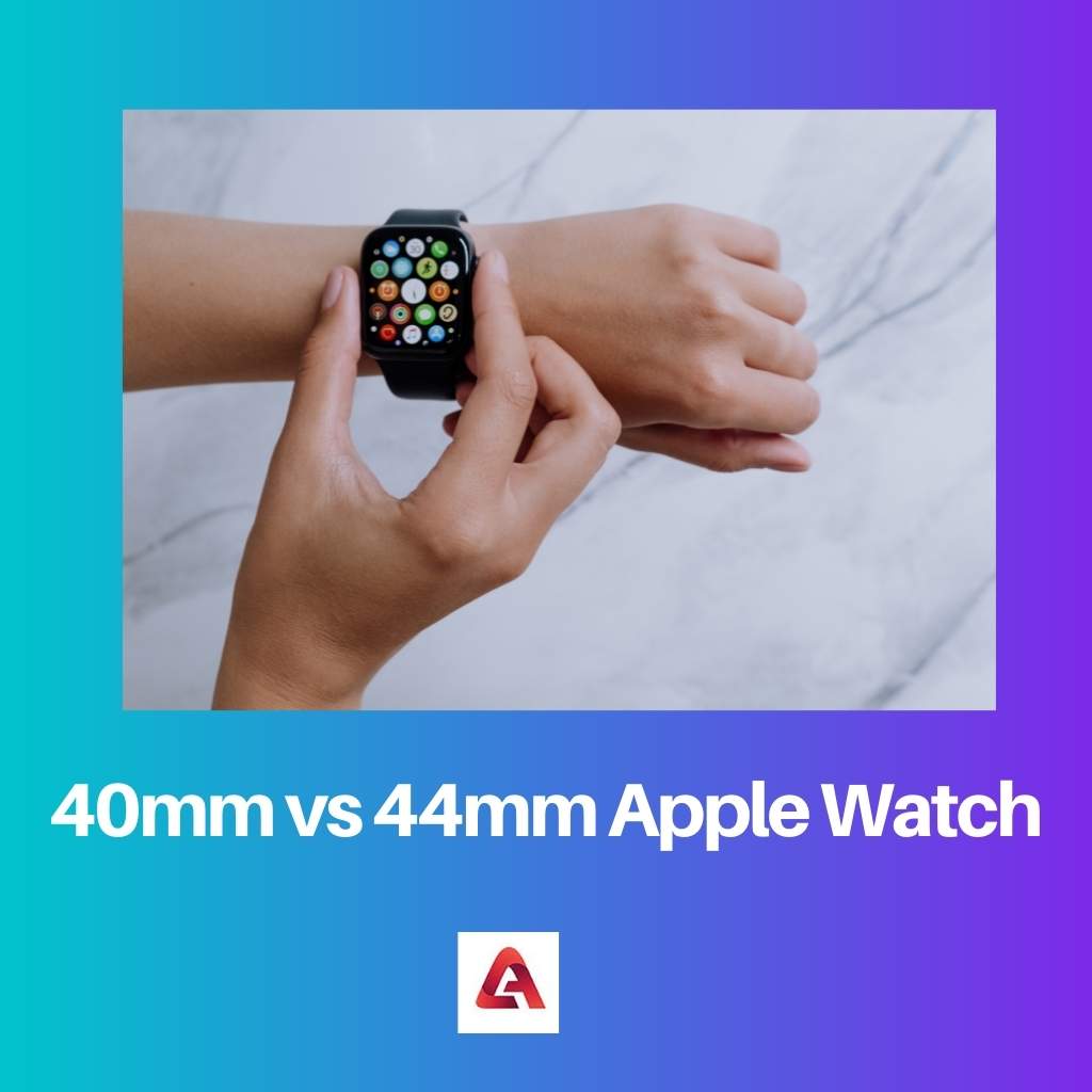 40mm vs 44mm Apple Watch