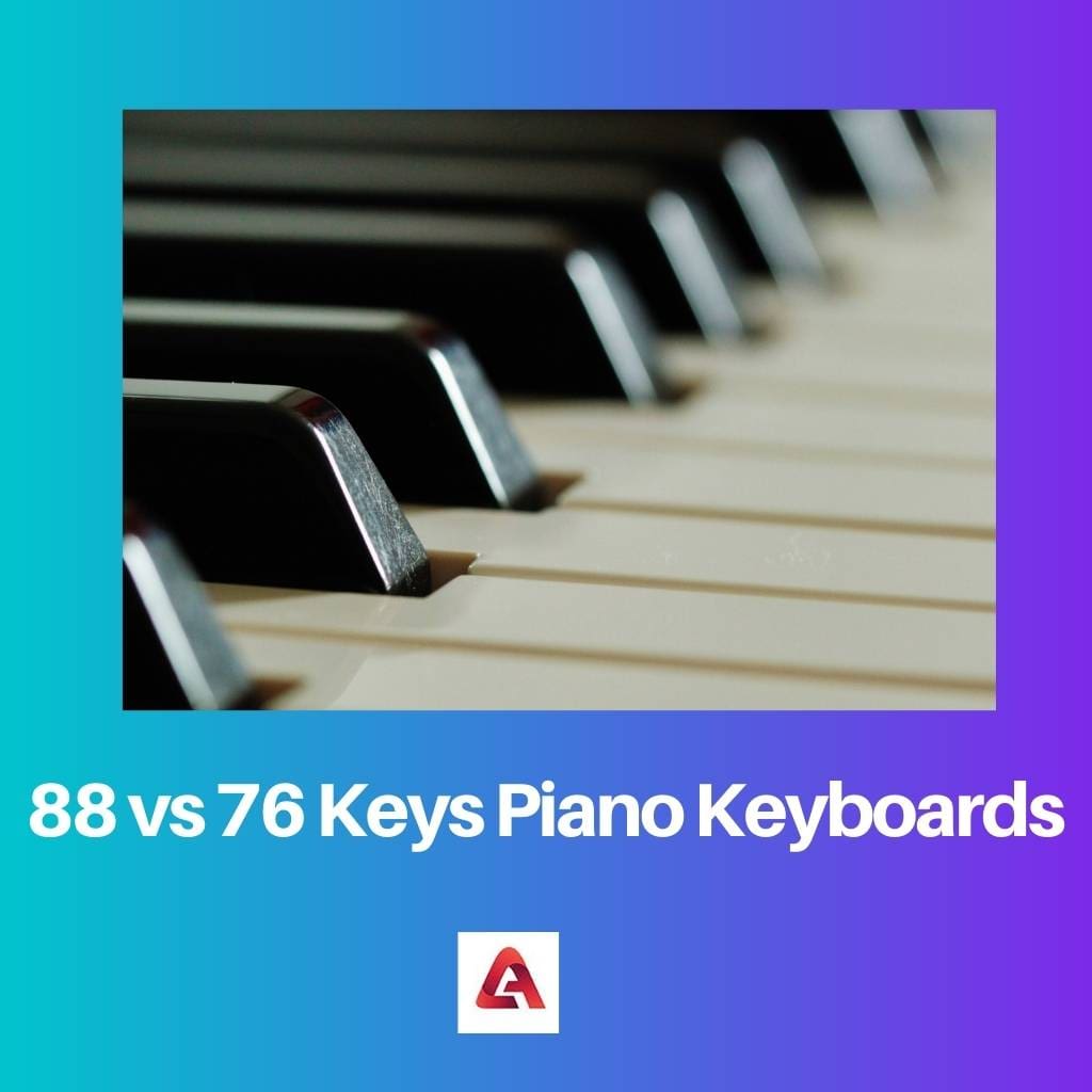 88 vs 76 Keys Piano Keyboards