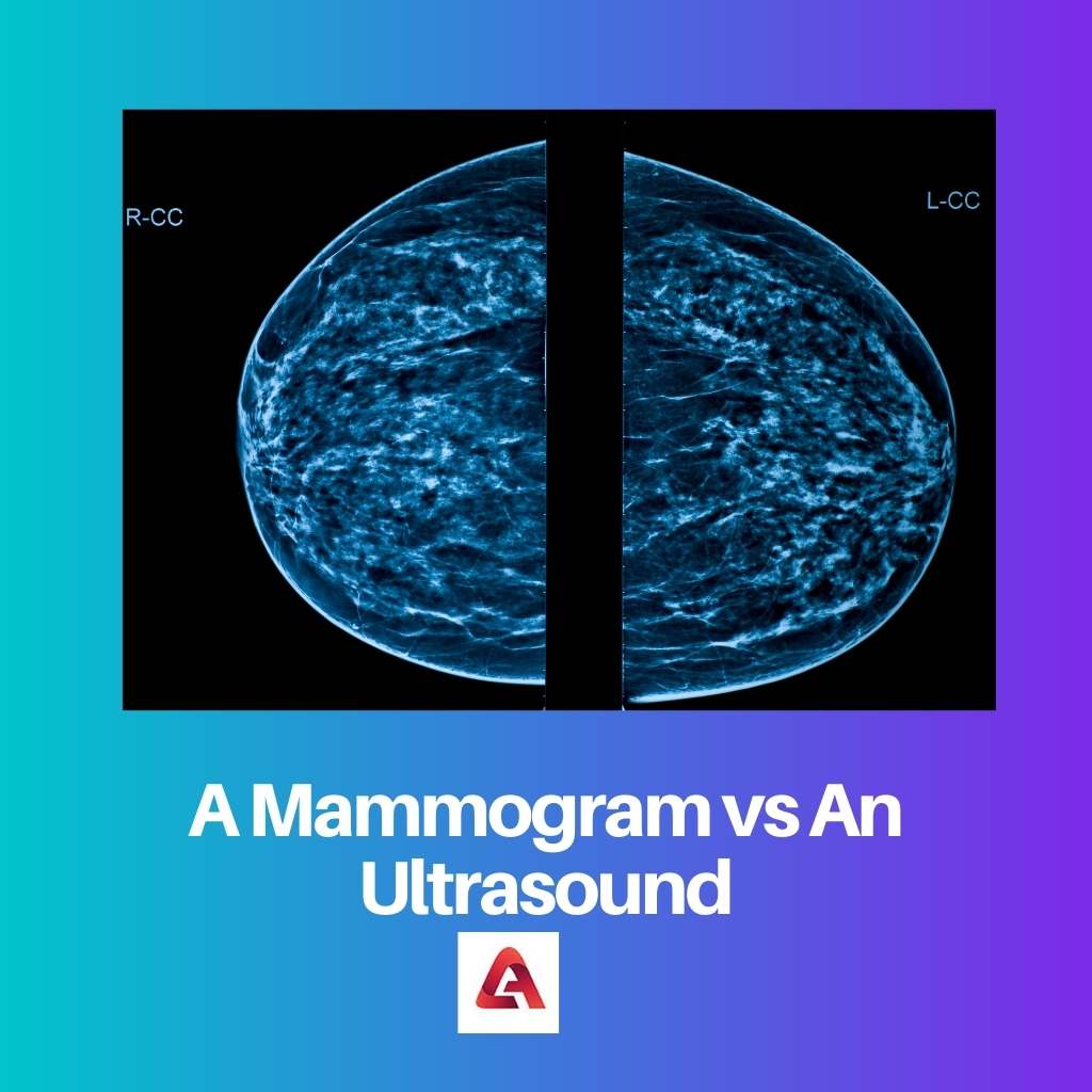A Mammogram vs An Ultrasound