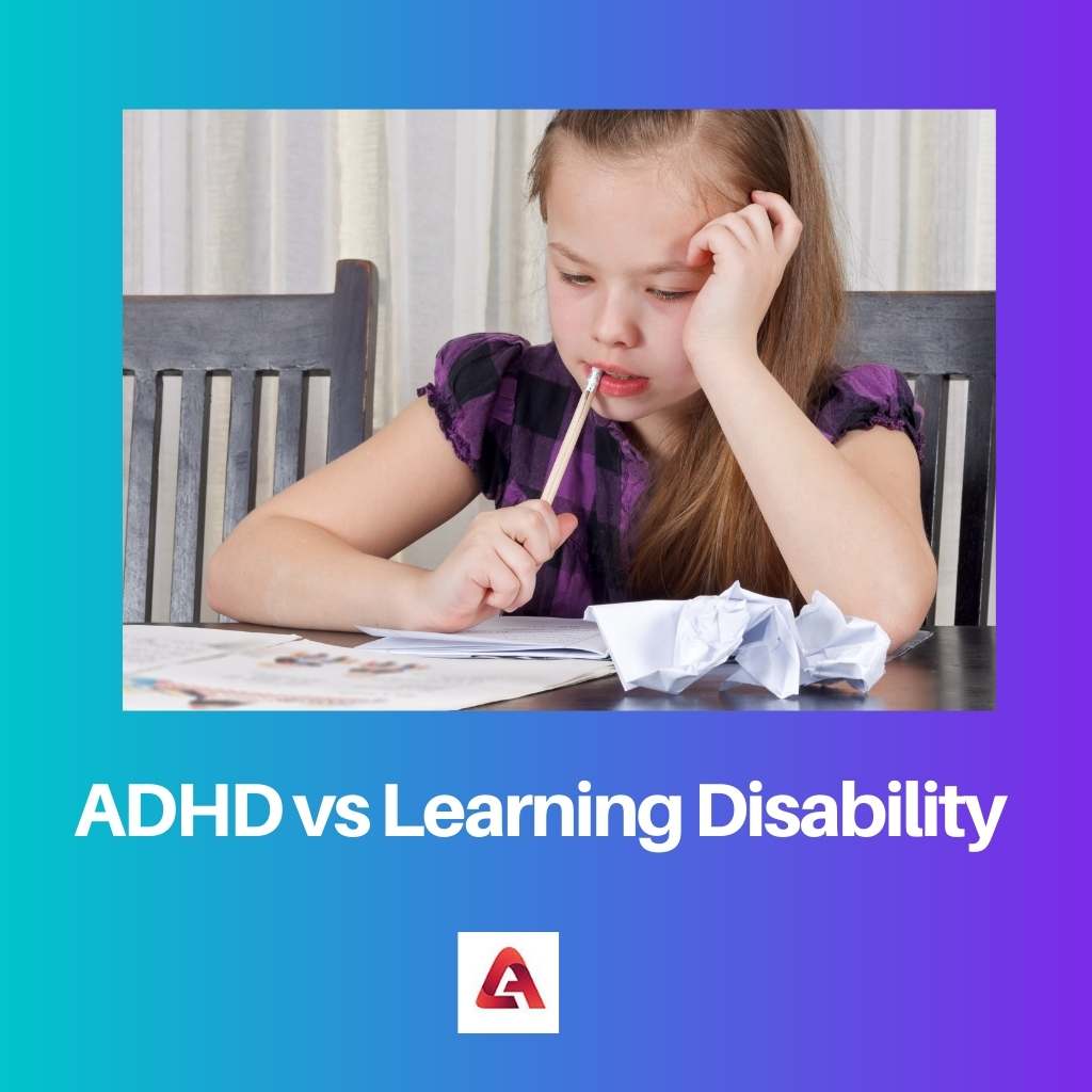 ADHD vs Learning Disability