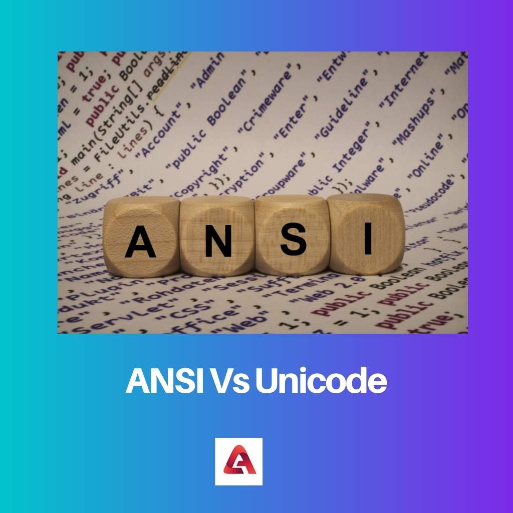 ANSI Vs Unicode