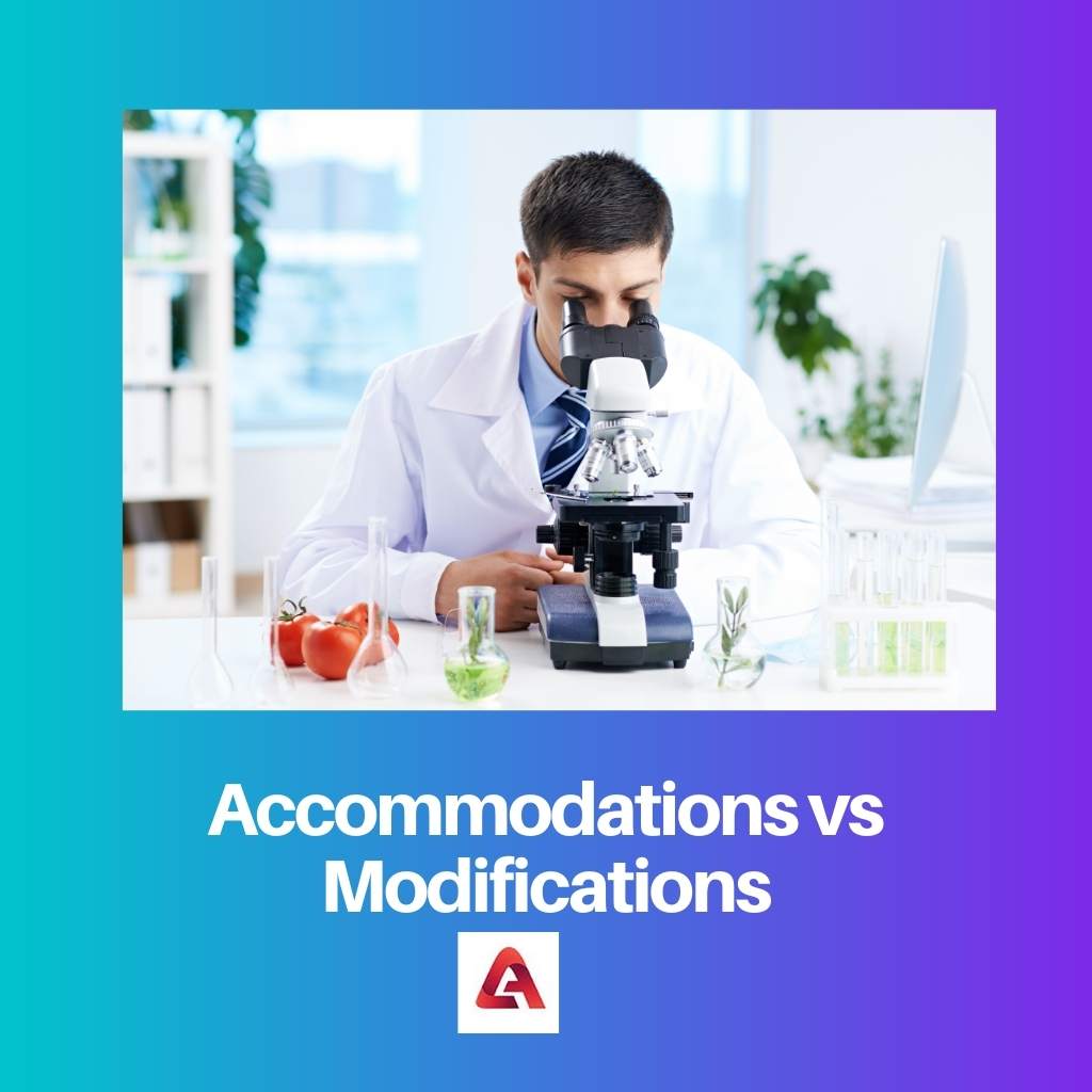 Accommodations vs Modifications