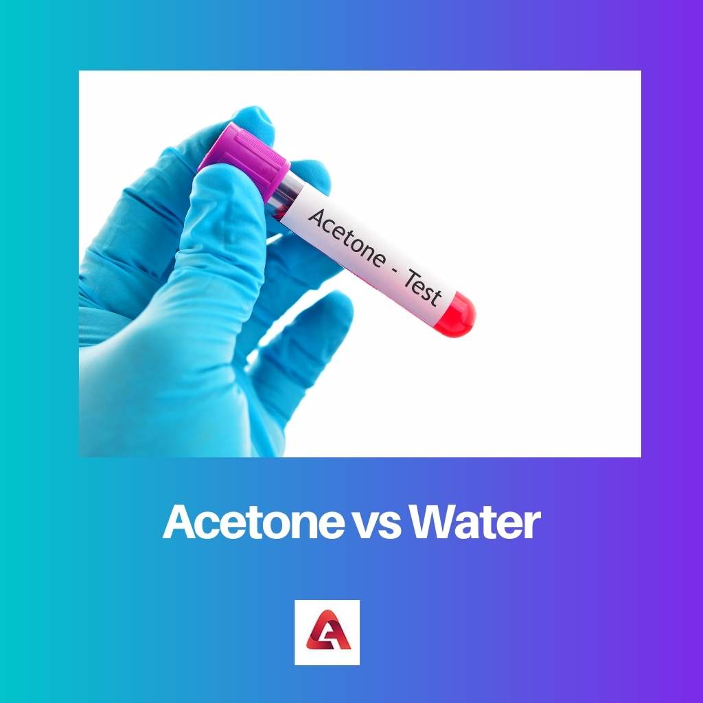 Acetone vs Water