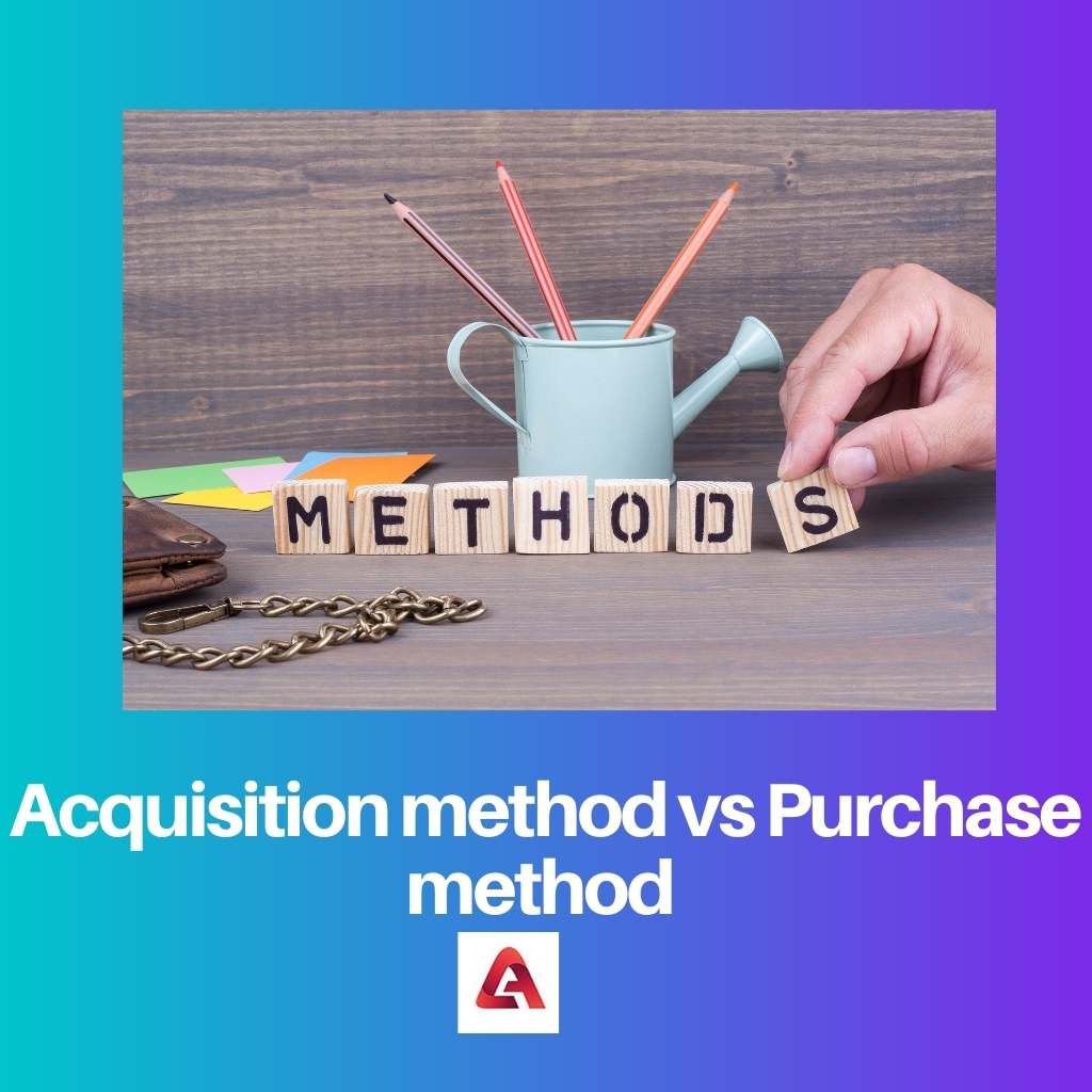Acquisition method vs Purchase method
