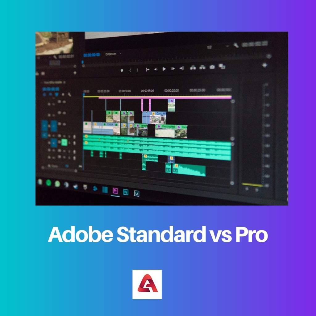 Adobe Standard vs Pro