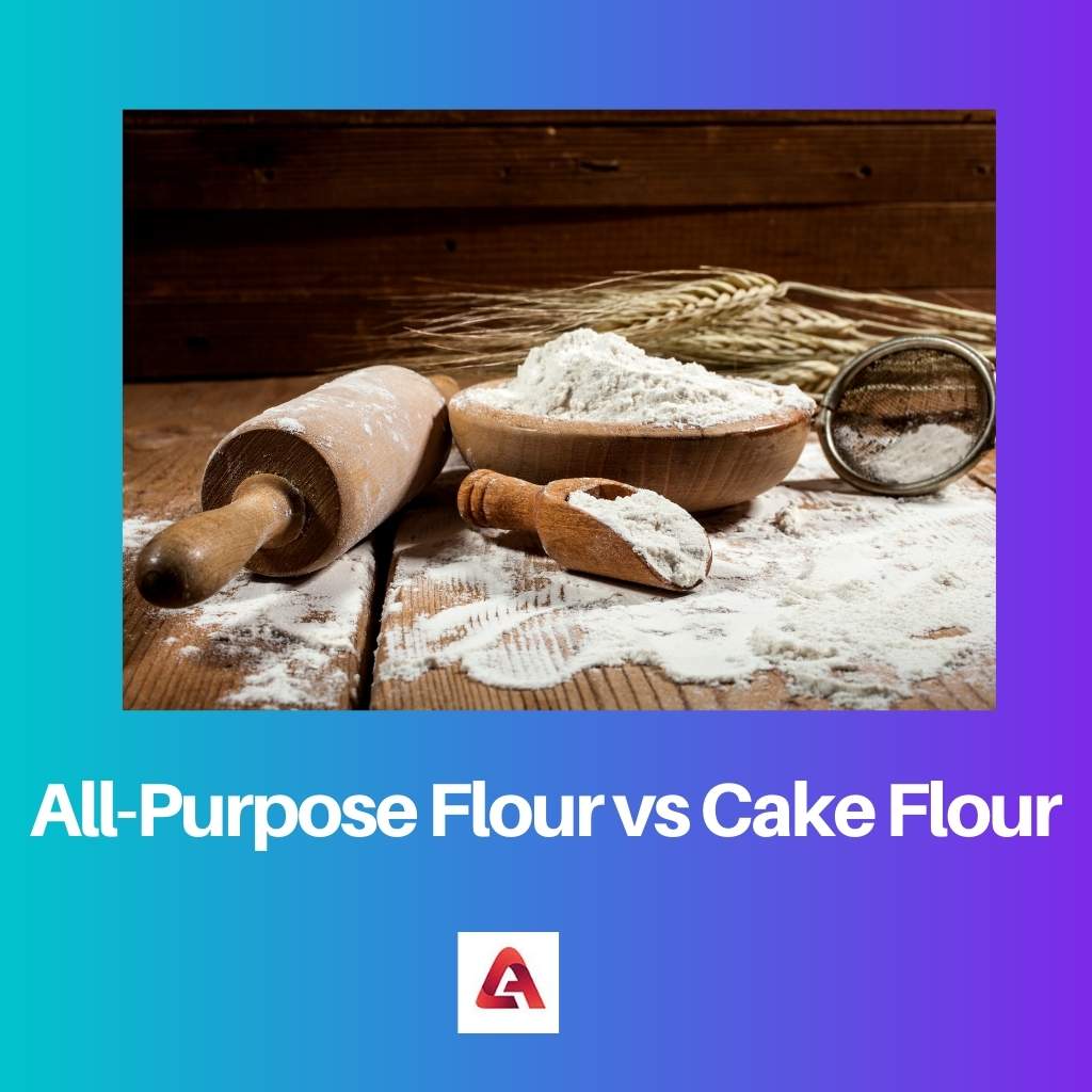 All Purpose Flour vs Cake Flour
