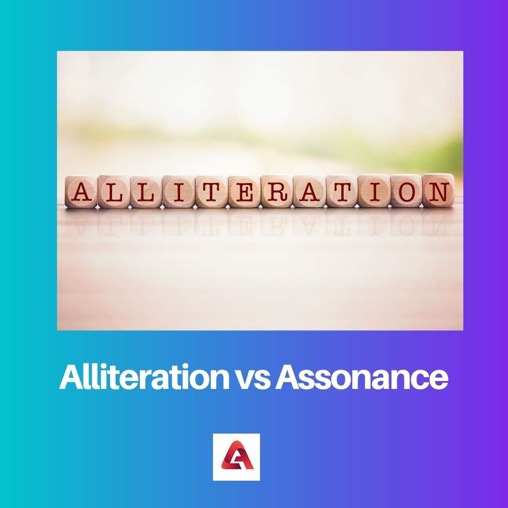 Alliteration vs Assonance