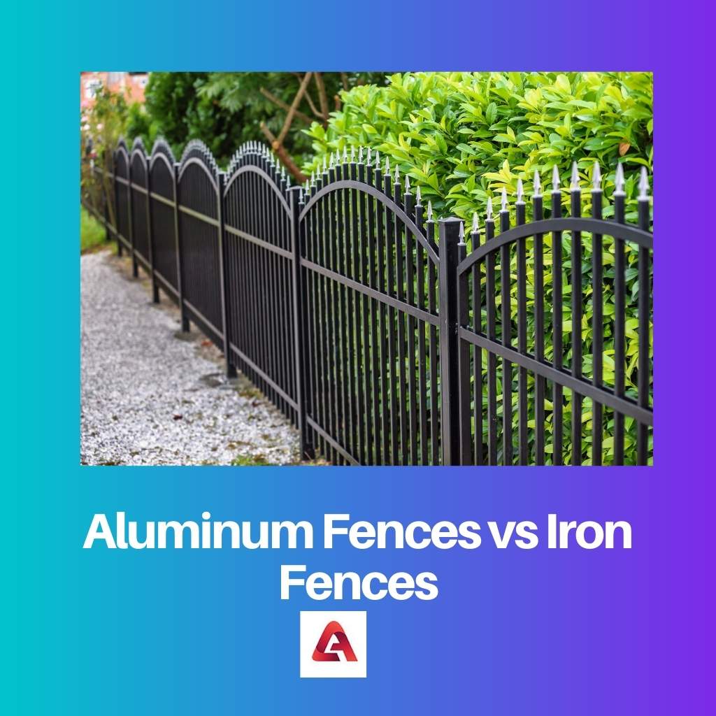Aluminum Fences vs Iron Fences