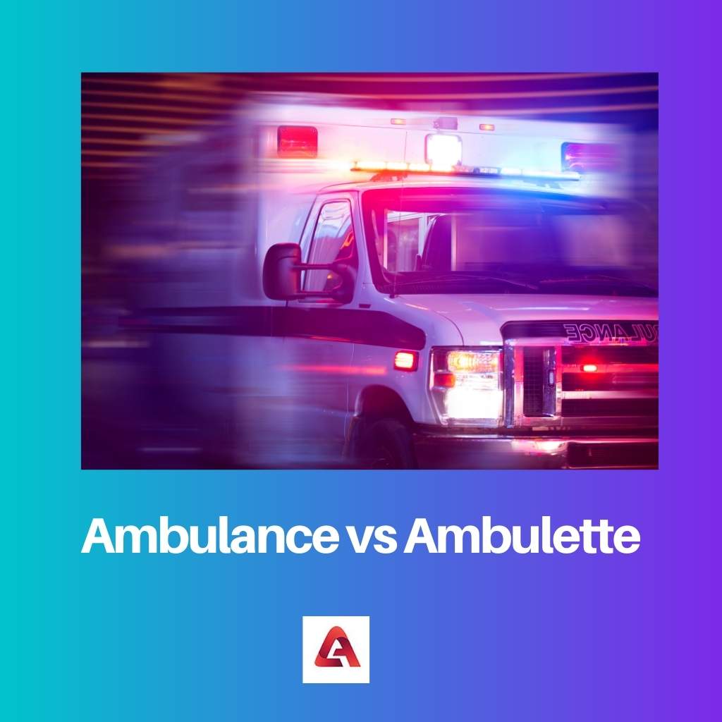 Ambulance vs Ambulette