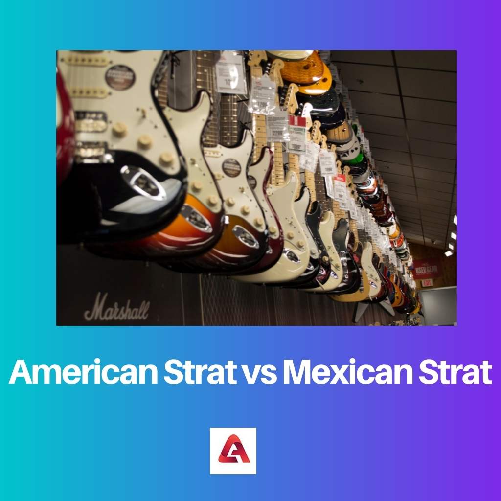 American Strat vs Mexican Strat