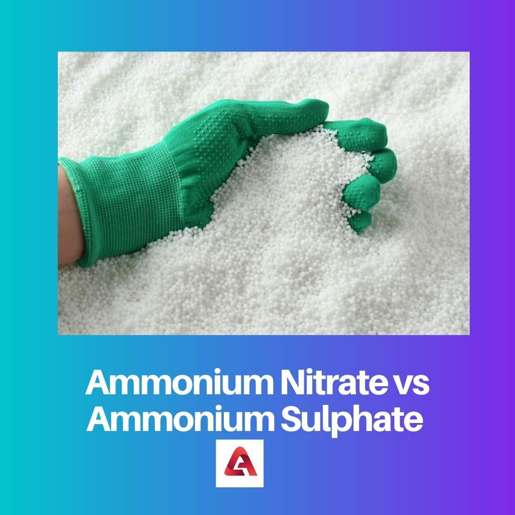 Ammonium Nitrate vs Ammonium Sulphate